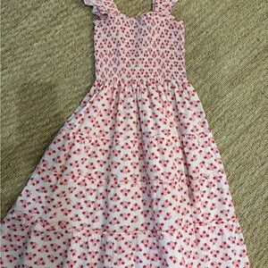 Hill House Pink Floral Kids Dress